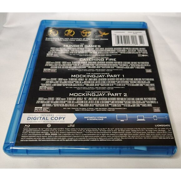 Hunger Games 4 Movie Collection Blu Ray Digital Sci Fi Adventure Movies - Picture 2 of 7